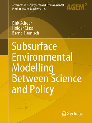 cover image of Subsurface Environmental Modelling Between Science and Policy